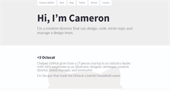 Desktop Screenshot of cameronmcefee.com
