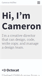 Mobile Screenshot of cameronmcefee.com